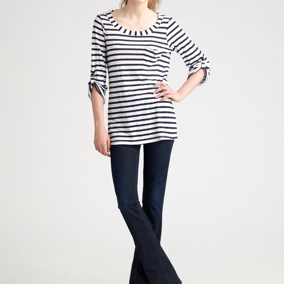 Splendid Venice Slub 3/4 Sleeve Top - Picture 11 of 11